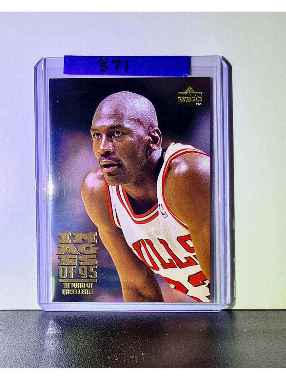 Michael Jordan 1995-96 Upper Deck Return of Excellence #335 Card Chicago Bulls